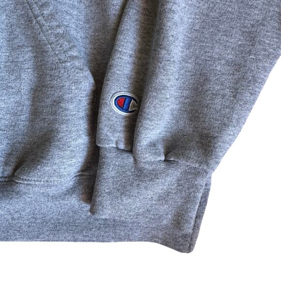 Champion Eco Authentic Woodlands Hoodie Gray Men’s M Pullover Sweatshirt - Picture 3 of 10